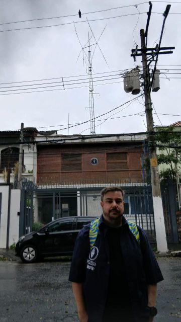 Presidente da LABRE-DF, Martin Butera (PT2ZDX), visitou LABRE de São Paulo